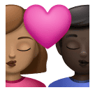 Поцілунок-чоловік: середній тон шкіри, жінка: темний тон шкіри для Huawei HarmonyOS 5.0