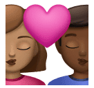 Beijo - Homem: Tom de pele médio, Mulher: Tom de pele médio-escuro para Huawei HarmonyOS 5.0