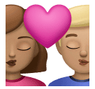 Поцілунок-чоловік: середній тон шкіри, жінка: середньо-світлий тон шкіри для Huawei HarmonyOS 5.0