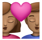 Поцілунок-чоловік: середній тон шкіри, жінка: середній тон шкіри для Huawei HarmonyOS 5.0