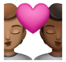 Поцілунок: дорослий дорослий середній тон шкіри темний тон шкіри для Huawei HarmonyOS 5.0