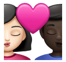 Beijo: Mulher, Homem, Pele Clara, Pele Escura para Huawei HarmonyOS 5.0