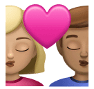 Beijo: Mulher, Homem, Pele Morena Clara, Pele Morena para Huawei HarmonyOS 5.0