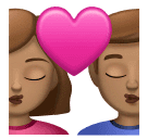 Beijo: Mulher, Homem, Pele Morena para Huawei HarmonyOS 5.0