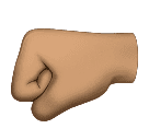 Punho Esquerdo: Pele Morena para Huawei HarmonyOS 5.0