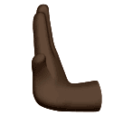 Штовхаюча рука вліво: темний тон шкіри для Huawei HarmonyOS 5.0