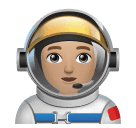 Astronauta Homem: Pele Morena Clara para Huawei HarmonyOS 5.0