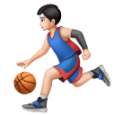 Homem Jogando Basquete: Pele Clara para Huawei HarmonyOS 5.0