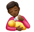 Homem Alimentando Bebê: Pele Morena Escura para Huawei HarmonyOS 5.0