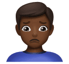 Homem Franzindo A Sobrancelha: Pele Morena Escura para Huawei HarmonyOS 5.0