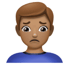 Homem Franzindo A Sobrancelha: Pele Morena para Huawei HarmonyOS 5.0