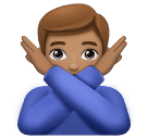 Homem Fazendo Gesto De “Não”: Pele Morena para Huawei HarmonyOS 5.0