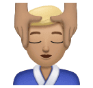 Homem Recebendo Massagem Facial: Pele Morena Clara para Huawei HarmonyOS 5.0