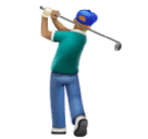 Homem Golfista: Pele Morena para Huawei HarmonyOS 5.0