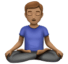 Homem Na Posição De Lótus: Pele Morena para Huawei HarmonyOS 5.0