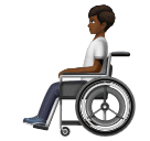Homem Em Cadeira De Rodas Manual: Pele Morena Escura para Huawei HarmonyOS 5.0