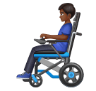 Homem Em Cadeira De Rodas Motorizada: Pele Morena Escura para Huawei HarmonyOS 5.0