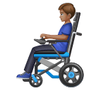 Homem Em Cadeira De Rodas Motorizada: Pele Morena para Huawei HarmonyOS 5.0