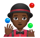 Homem Malabarista: Pele Morena Escura para Huawei HarmonyOS 5.0