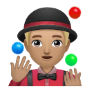 Чоловік-жонглер: світлий тон шкіри для Huawei HarmonyOS 5.0