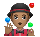 Homem Malabarista: Pele Morena para Huawei HarmonyOS 5.0