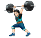 Homem Levantando Peso: Pele Clara para Huawei HarmonyOS 5.0