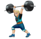 Homem Levantando Peso: Pele Morena Clara para Huawei HarmonyOS 5.0