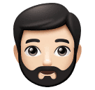 Homem: Barbudo: Pele Clara para Huawei HarmonyOS 5.0