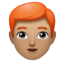 Homem: Pele Morena Clara, Cabelo Vermelho para Huawei HarmonyOS 5.0