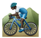 Homem Fazendo Mountain Bike: Pele Escura para Huawei HarmonyOS 5.0