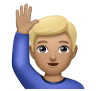 Homem Levantando A Mão: Pele Morena Clara para Huawei HarmonyOS 5.0