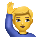 Homem Levantando A Mão para Huawei HarmonyOS 5.0