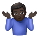 Homem Dando De Ombros: Pele Escura para Huawei HarmonyOS 5.0