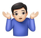 Homem Dando De Ombros: Pele Clara para Huawei HarmonyOS 5.0