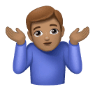 Homem Dando De Ombros: Pele Morena para Huawei HarmonyOS 5.0