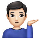 Homem Com A Palma Virada Para Cima: Pele Clara para Huawei HarmonyOS 5.0