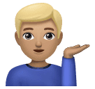 Homem Com A Palma Virada Para Cima: Pele Morena Clara para Huawei HarmonyOS 5.0