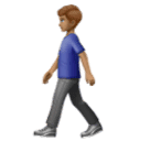 Homem Andando: Pele Morena para Huawei HarmonyOS 5.0