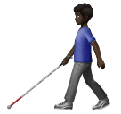 Homem Com Bengala Para Cego: Pele Escura para Huawei HarmonyOS 5.0