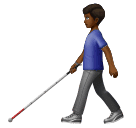 Homem Com Bengala Para Cego: Pele Morena Escura para Huawei HarmonyOS 5.0