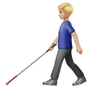 Homem Com Bengala Para Cego: Pele Morena Clara para Huawei HarmonyOS 5.0