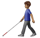 Homem Com Bengala Para Cego: Pele Morena para Huawei HarmonyOS 5.0