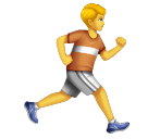 Homem correndo de frente para a direita para Huawei HarmonyOS 5.0