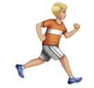 Homem correndo de frente para a direita: tom de pele médio-claro para Huawei HarmonyOS 5.0