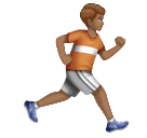 Homem correndo de frente para a direita: tom de pele médio para Huawei HarmonyOS 5.0