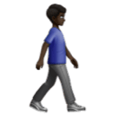 Homem caminhando de frente para a direita: tom de pele escuro para Huawei HarmonyOS 5.0