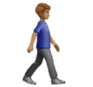<p>Чоловік, що йде: середній тон шкіри, повернений вправо</p> для Huawei HarmonyOS 5.0