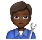 Mecânico Trabalhando: Pele Morena Escura para Huawei HarmonyOS 5.0