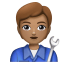 Mecânico Trabalhando: Pele Morena para Huawei HarmonyOS 5.0