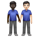 Dois Homens De Mãos Dadas: Pele Escura, Pele Clara para Huawei HarmonyOS 5.0